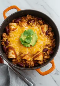 Cheesy Enchilada Chili
