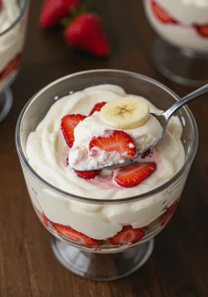Strawberry Banana Pudding