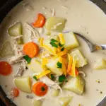 Crockpot Creamy Chicken and Potato Soup