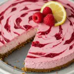 No-Bake Lemon Raspberry Cheesecake