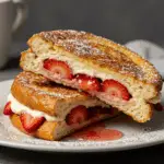 Fried Strawberry Cheesecake Sandwiches
