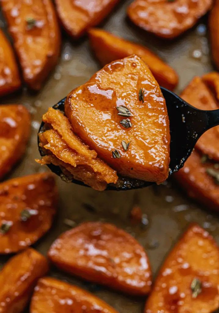Cinnamon Maple Roasted Sweet Potatoes