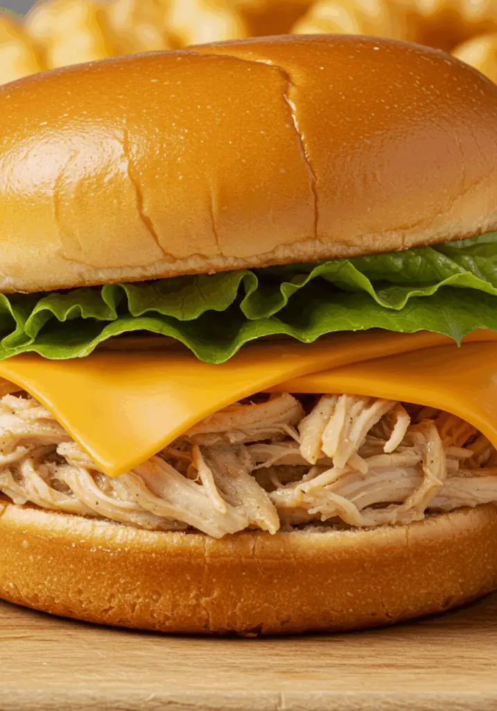 Crock-Pot Ranch Chicken Sandwiches