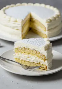 Snowy Bavarian Bliss Cake