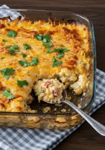Queso Cauliflower Bake