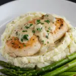 Creamy Garlic Chicken with Herb Mashed Potatoes