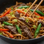 Sticky Beef Noodles