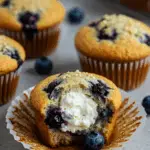 Blueberry Cottage Cheese Muffins