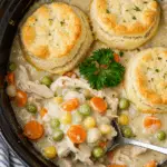 Easy Slow Cooker Chicken Pot Pie