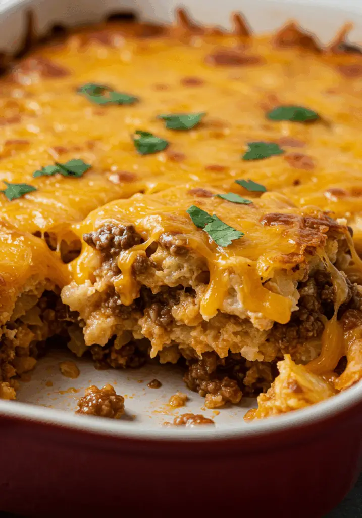 Taco Hashbrown Casserole