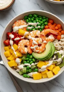 Tropical Shrimp Rice Bowl