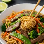 Mongolian Beef Noodles