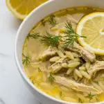 Mediterranean Lemon Chicken Soup