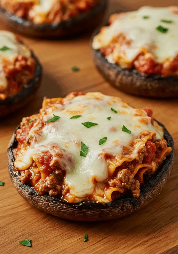 Stuffed Lasagna Portobellos