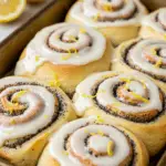 Fluffy Lemon Poppy Seed Sweet Rolls