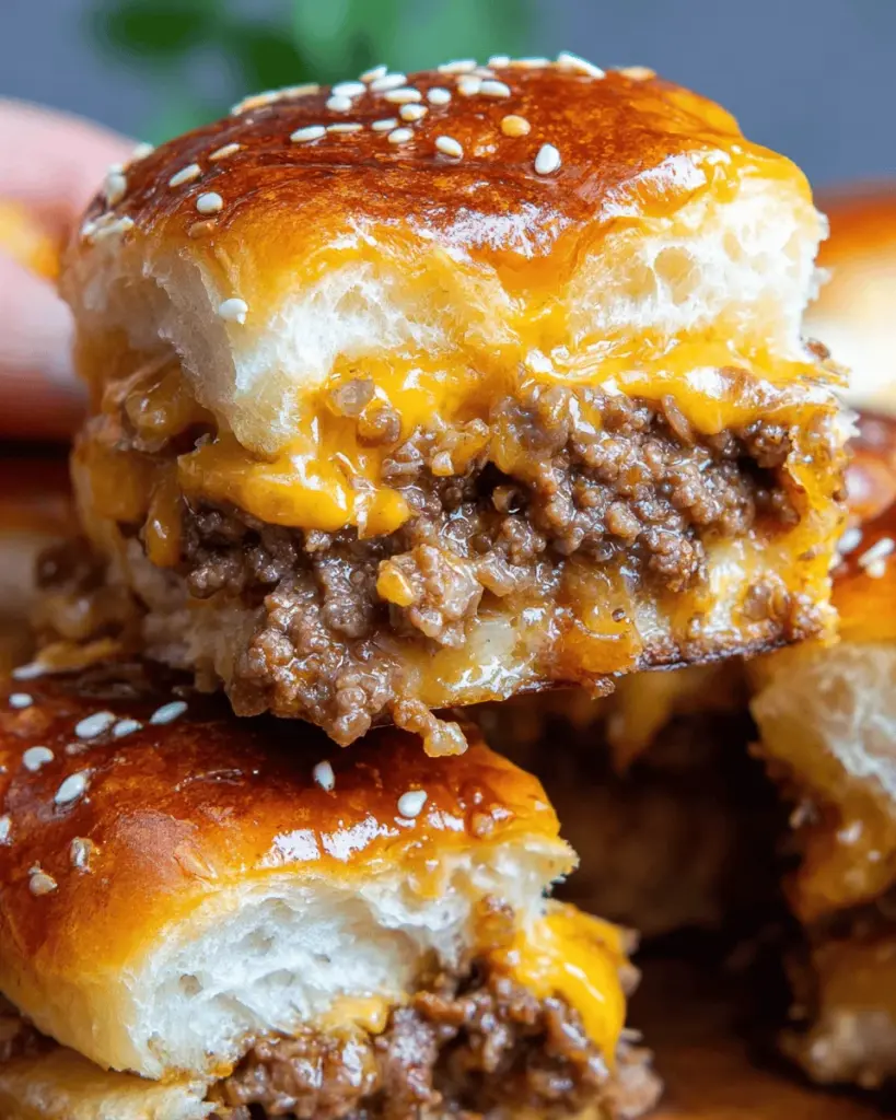 Cheeseburger Sliders with Hawaiian Rolls (30 Min)