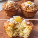 Cottage Cheese Pineapple & Coconut Muffins