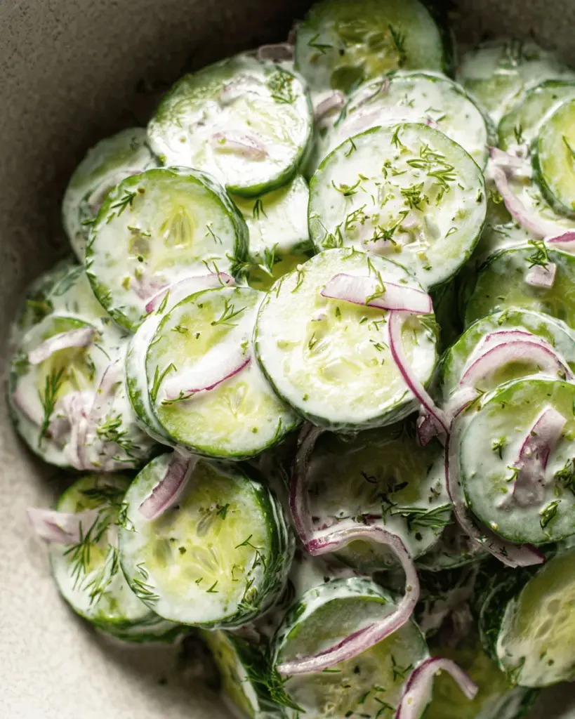 Creamy Cucumber Salad