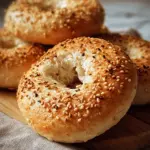 Fluffy Cottage Cheese Almond Flour Bagel
