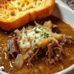 French Onion Beef Short Rib Soup