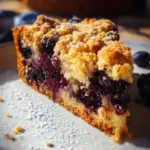 German Blueberry Streusel Cake