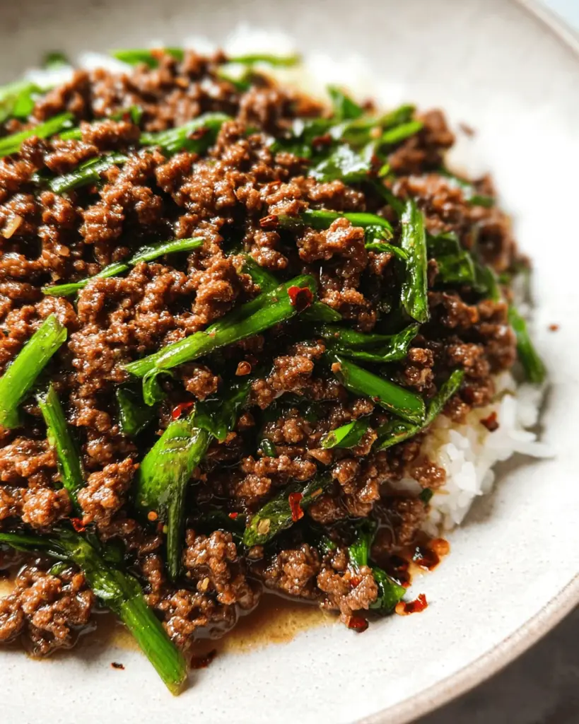 Mongolian Ground Beef
