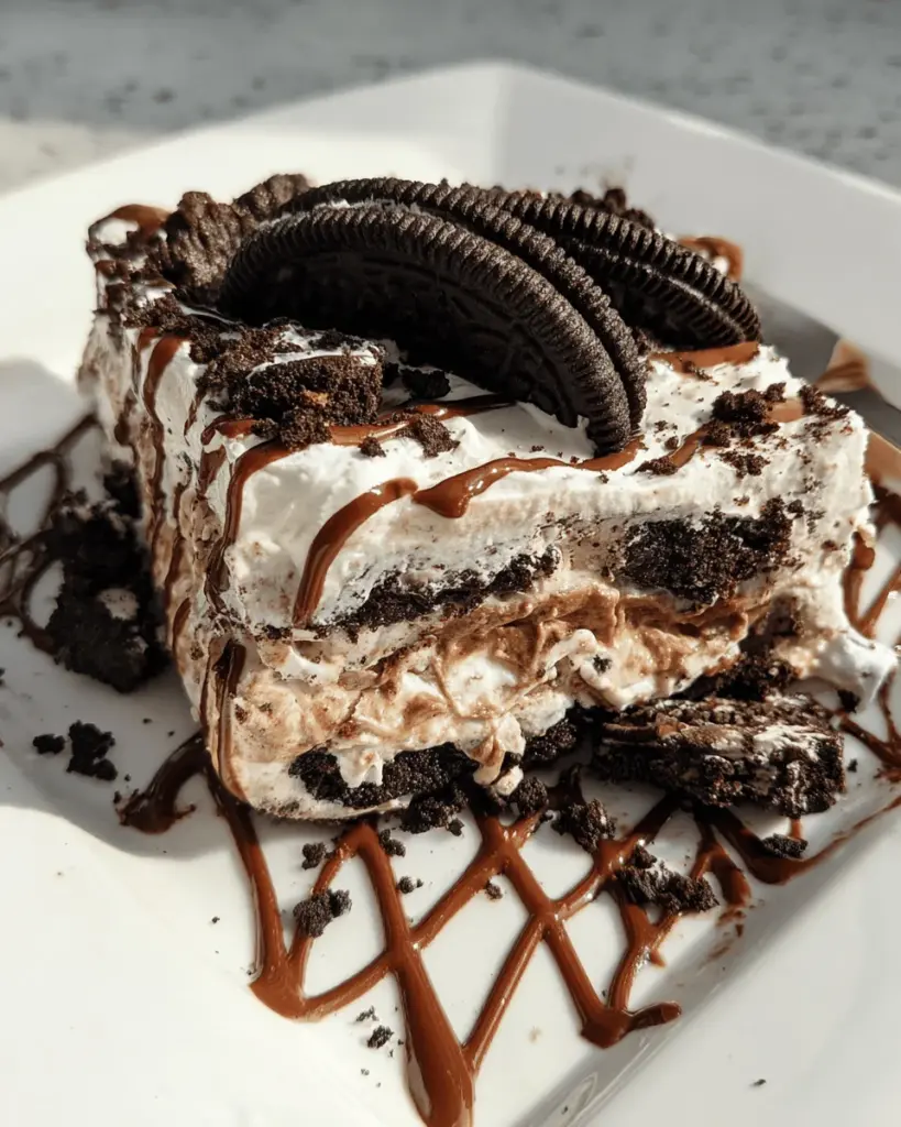 Oreo Nutella Lasagna