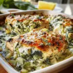 Spinach Artichoke Chicken with Cottage Cheese