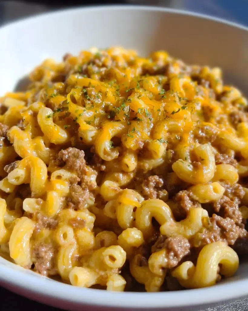 Cheeseburger Macaroni in the Instant Pot