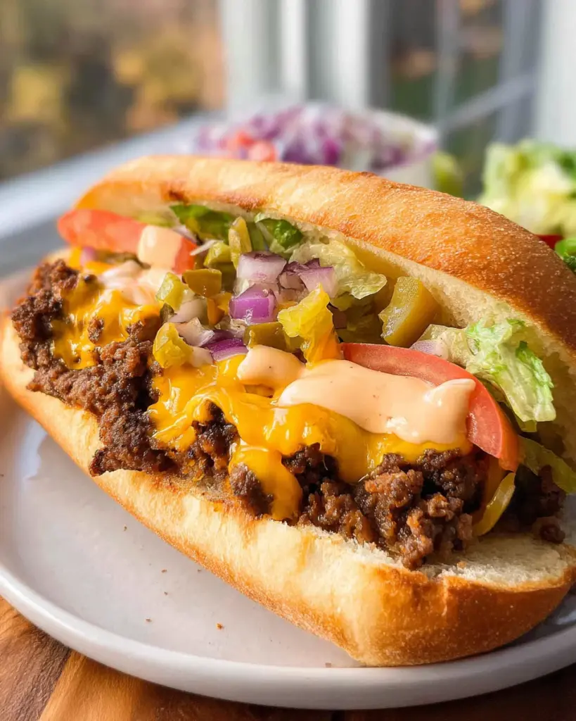 Cheeseburger Subs