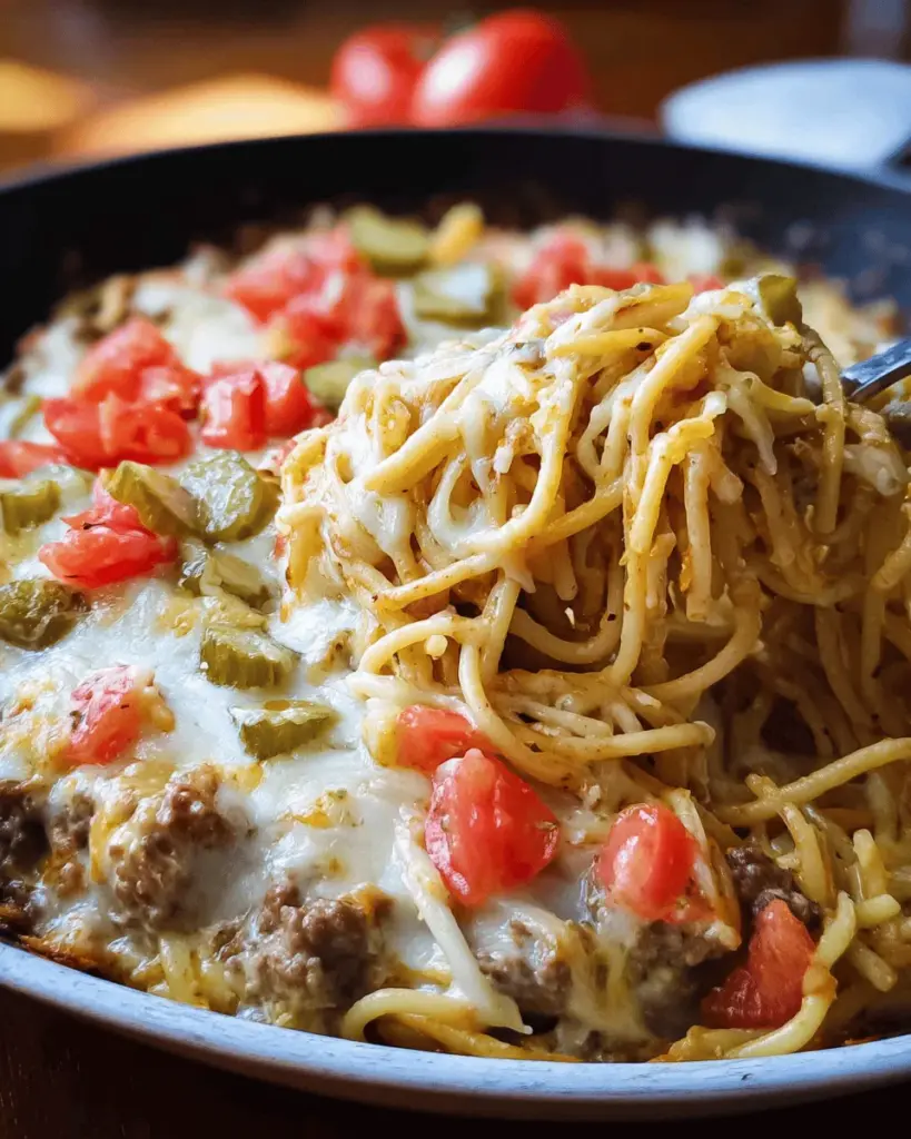 Cheeseburger Tetrazzini