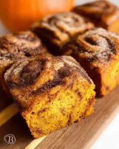 Cinnamon Swirl Pumpkin Bread Mini Loaves