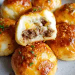 Garlic Parmesan Cheeseburger Bombs Recipe