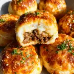 Garlic Parmesan Cheeseburger Bombs Recipe