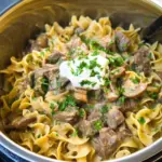 Instant Pot Beef Stroganoff