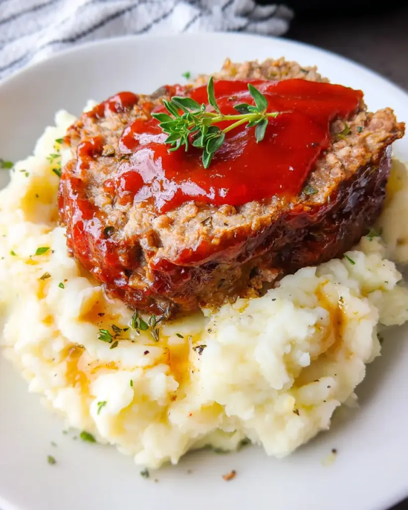 Instant Pot Meatloaf with Mashed Potatoes