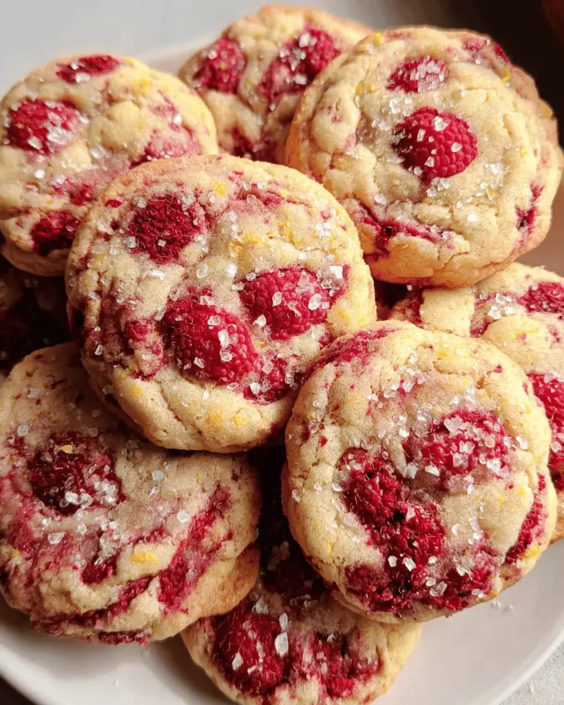 Lemon Raspberry Cookies