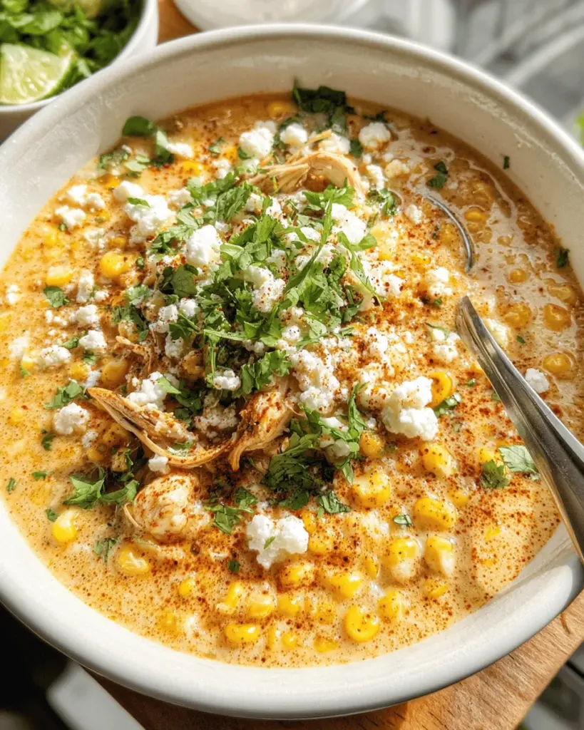 Mexican Street Corn Soup
