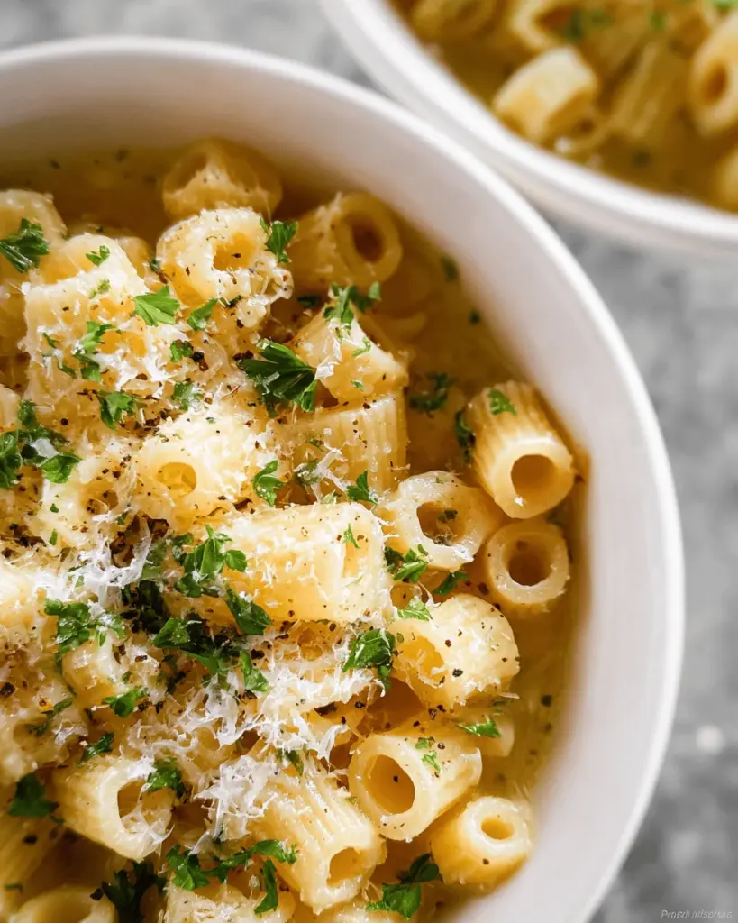 Parmesan Pasta Soup