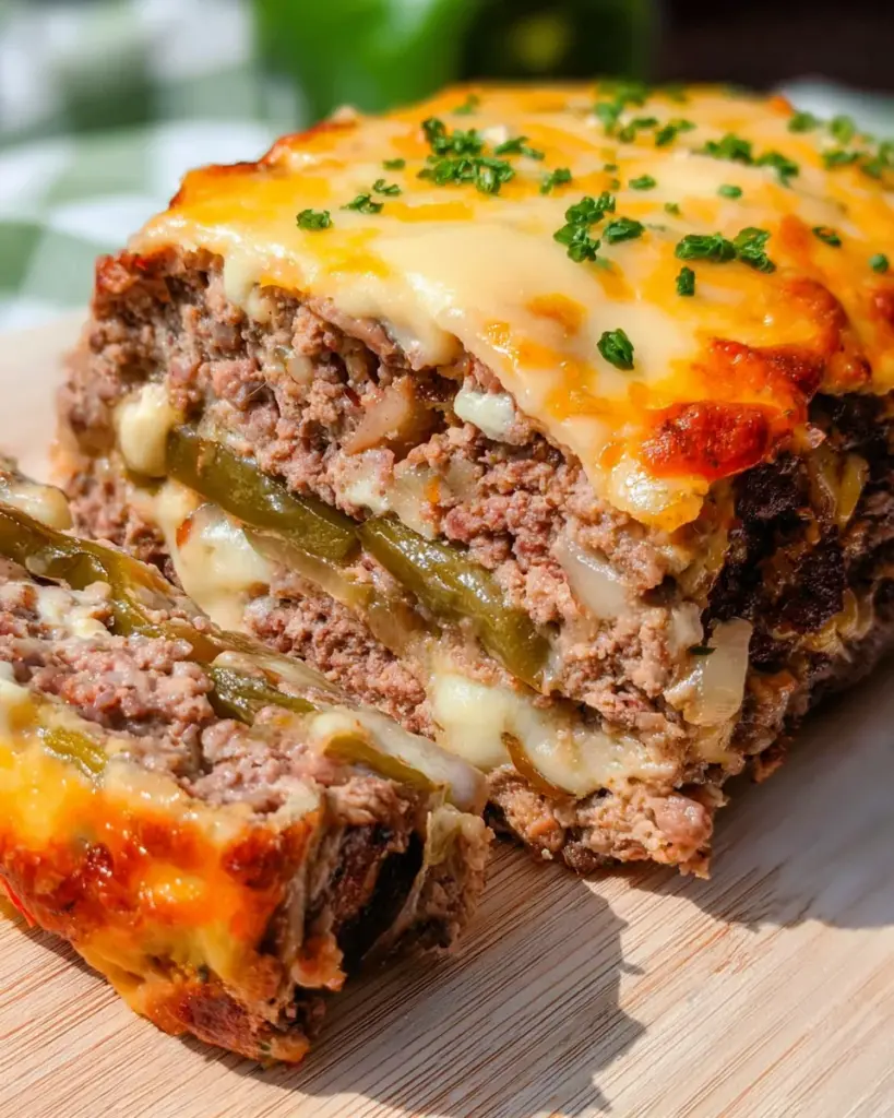 Philly Cheesesteak Meatloaf