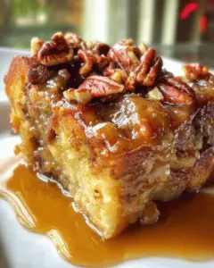 Pumpkin Praline Bread Pudding
