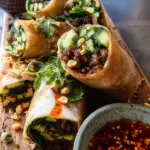 20 Minute Thai Basil Beef Rolls