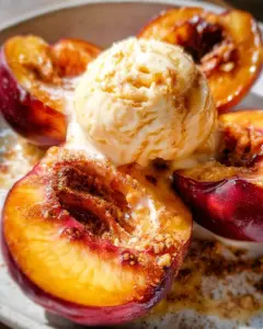 Air Fryer Peaches