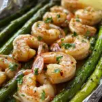 Baked Shrimp and Asparagus Foil Packs