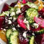 Beet Salad with Feta, Cucumbers, and Dill