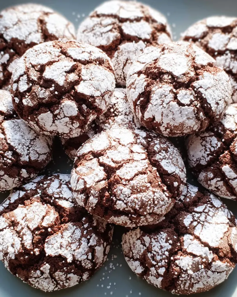 Chocolate Crinkle Cookies Recipe