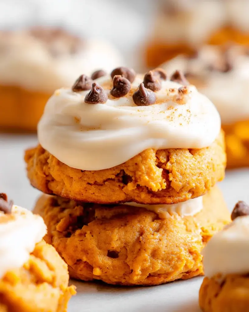 Copycat Crumbl Pumpkin Cake Cookies