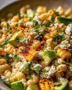 Creamy Street Corn Pasta Salad
