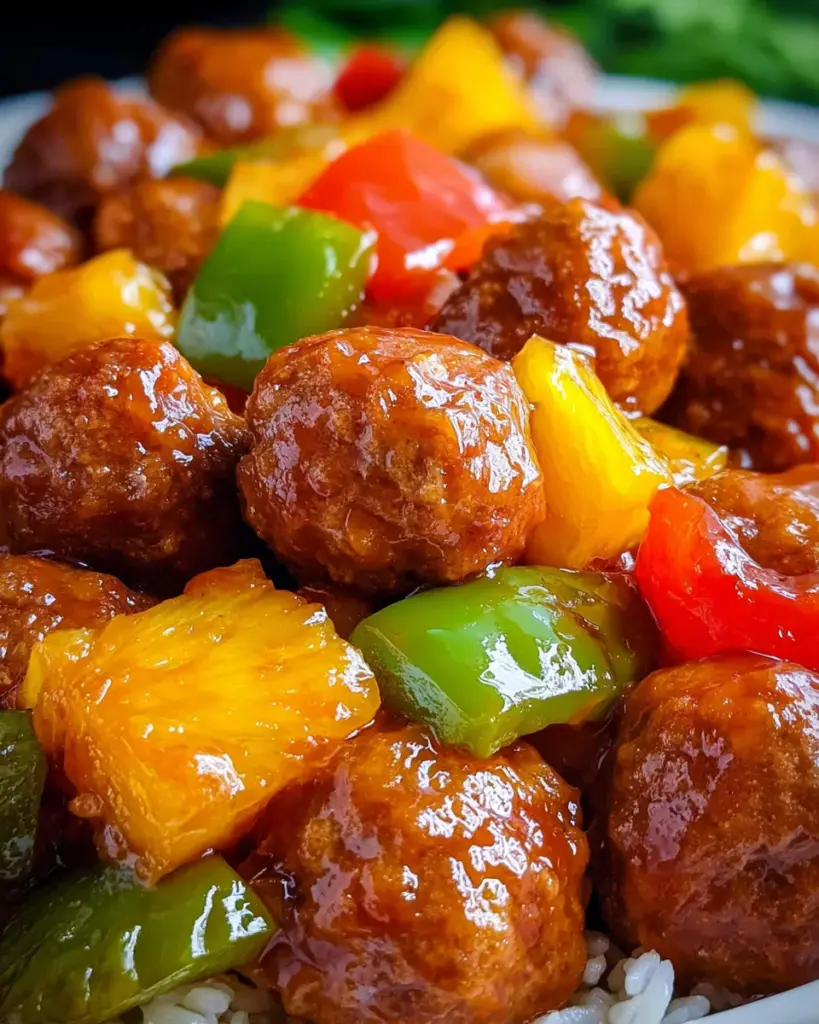 Crock Pot Sweet and Sour Meatballs