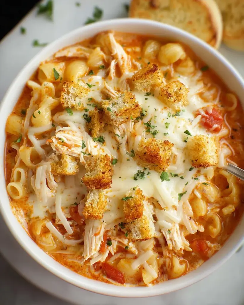 Crockpot Chicken Parmesan Soup Recipe